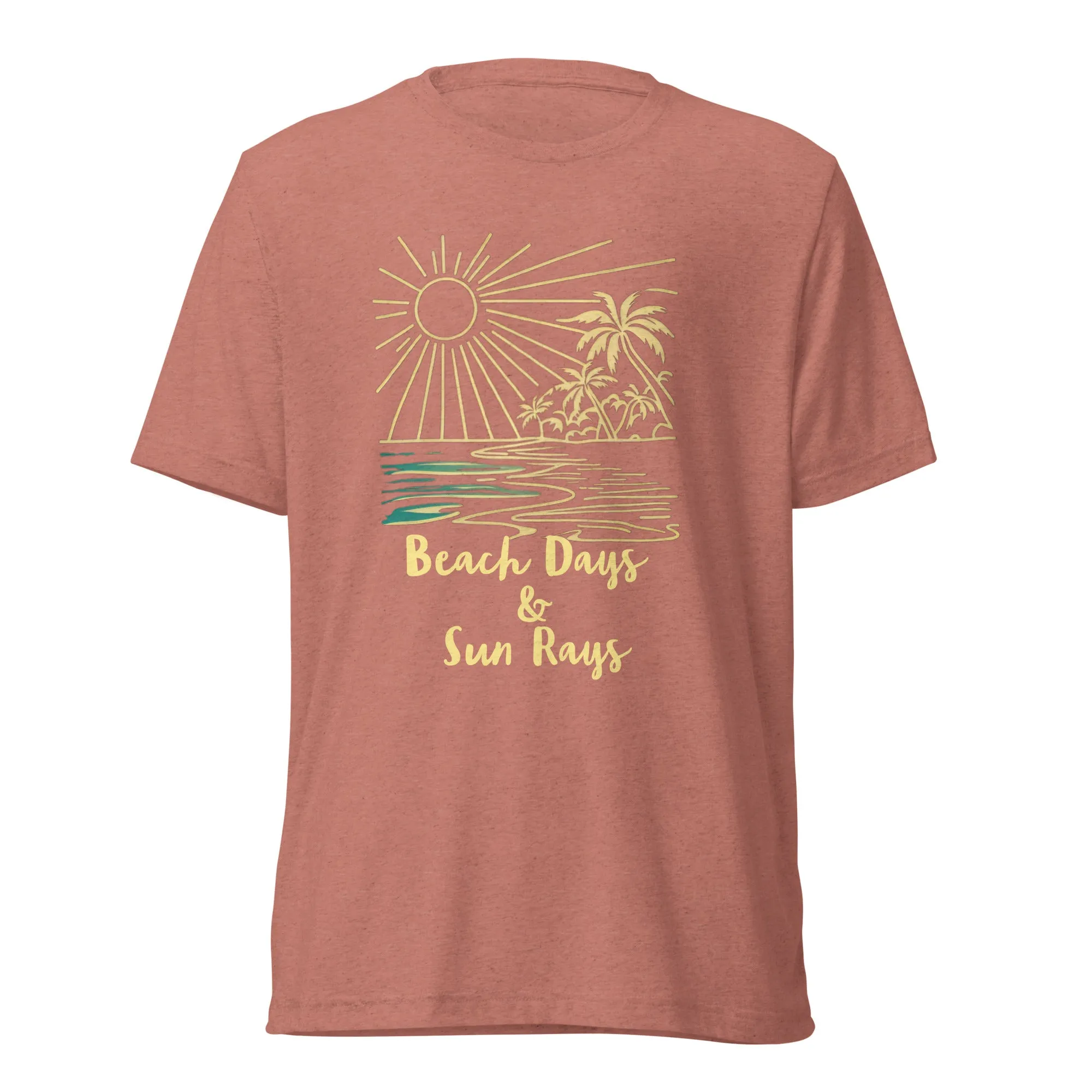 Beach Days & Sun Rays Unisex Tri-blend T-shirt