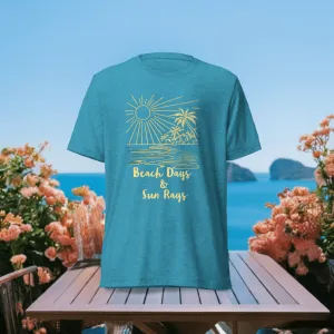 Beach Days & Sun Rays Unisex Tri-blend T-shirt