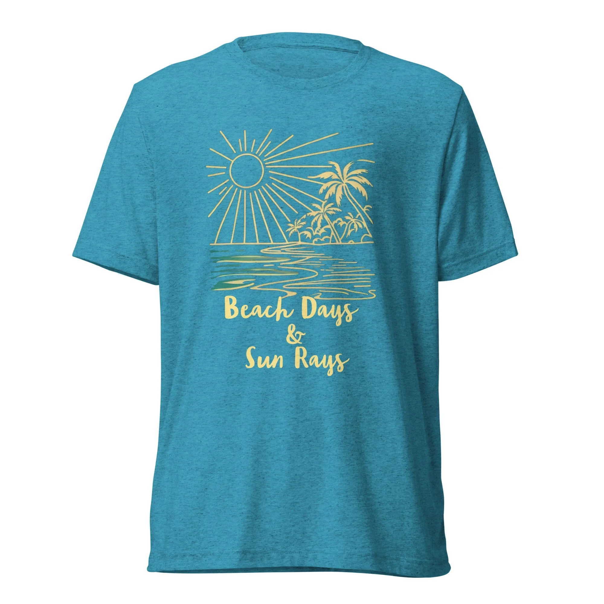 Beach Days & Sun Rays Unisex Tri-blend T-shirt