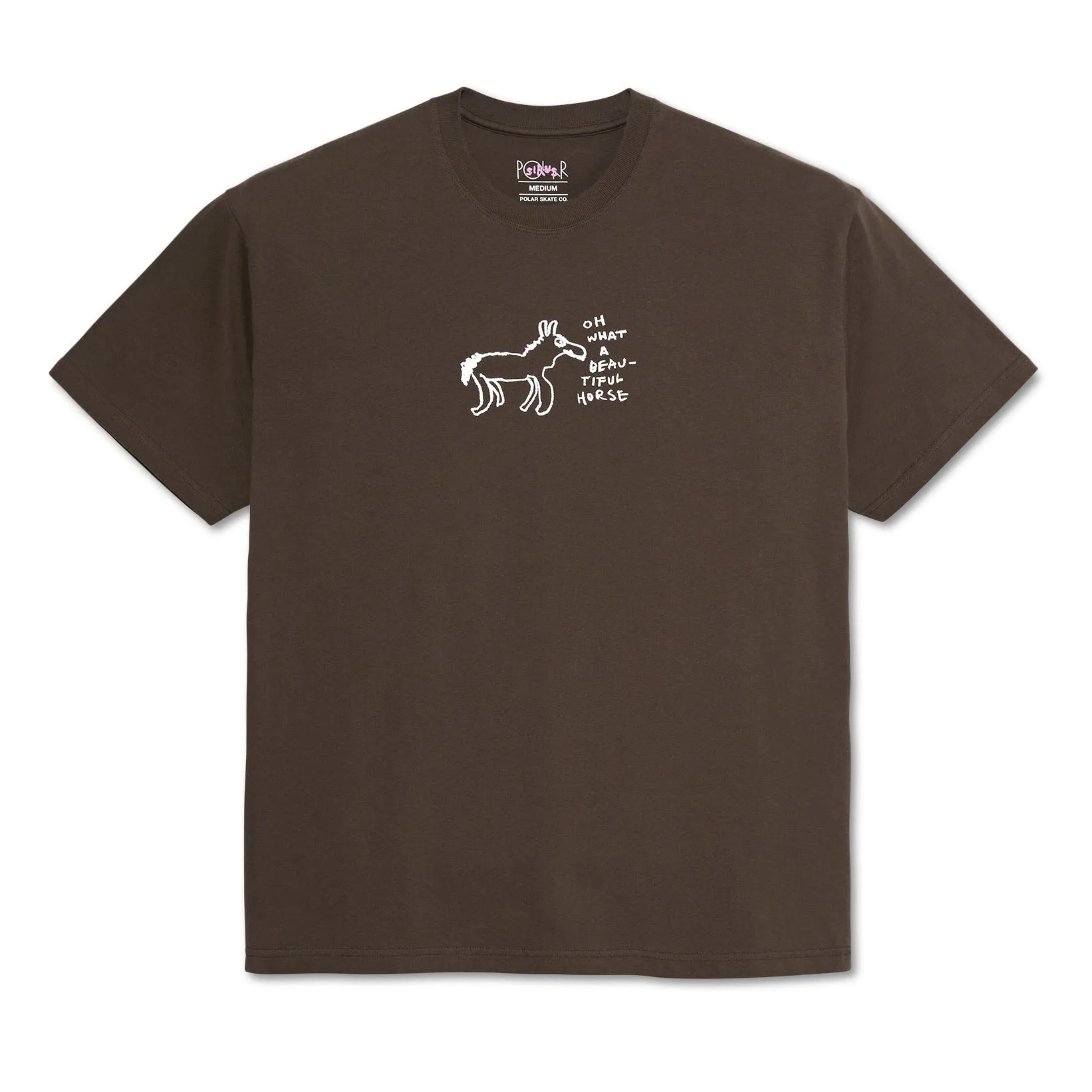 Beautiful Horses Tee Chocolate
