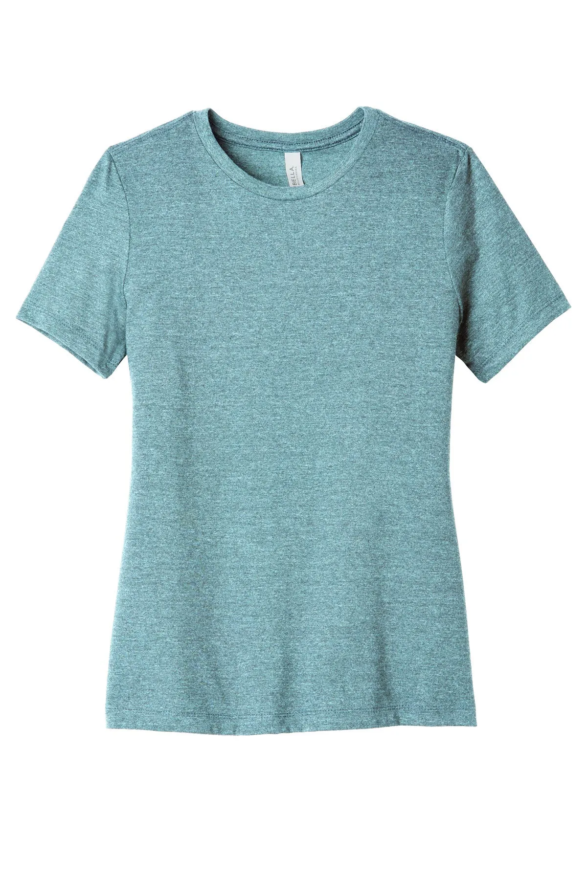 BELLA CANVAS Women's Relaxed CVC Tee BC6400CVC Heather Blue Lagoon