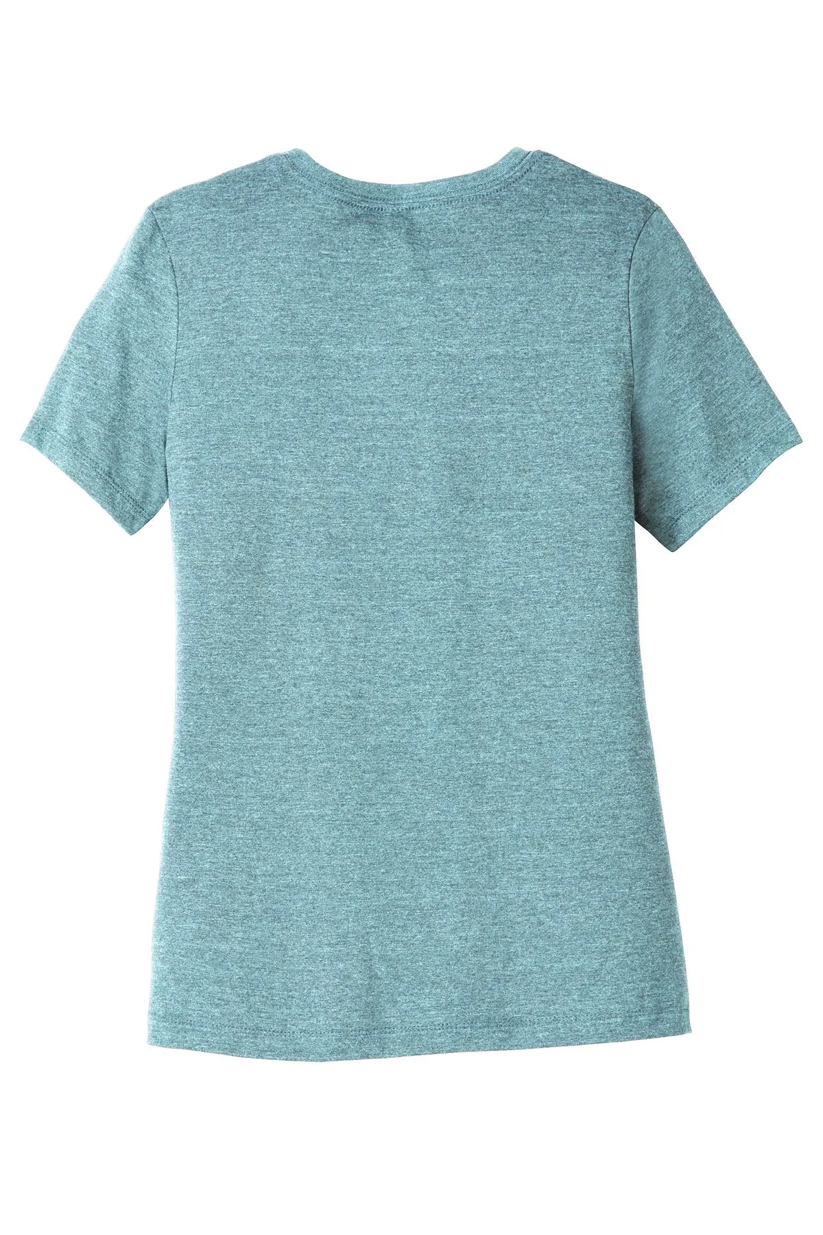 BELLA CANVAS Women's Relaxed CVC Tee BC6400CVC Heather Blue Lagoon
