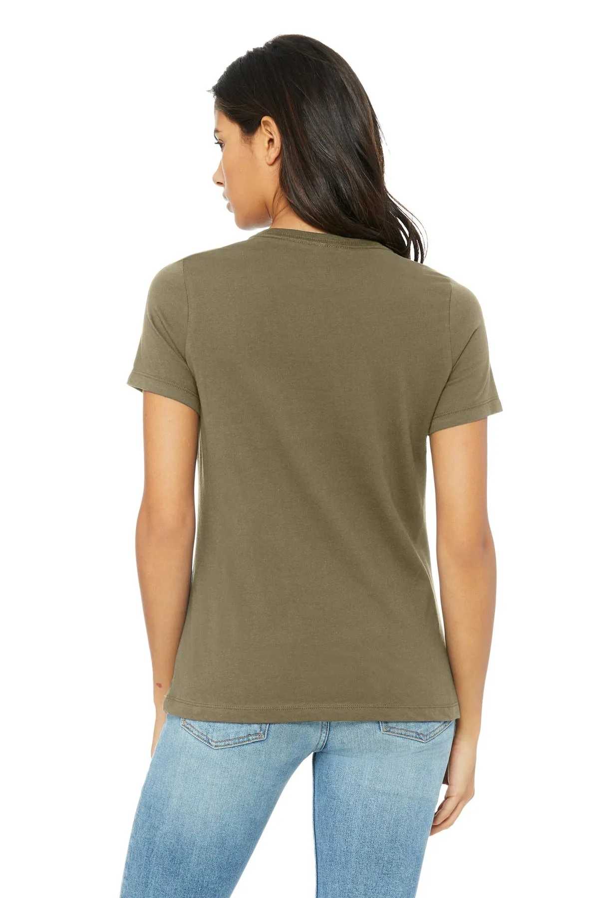 BELLA CANVAS Women's Relaxed Triblend Tee BC6413 Olive Triblend