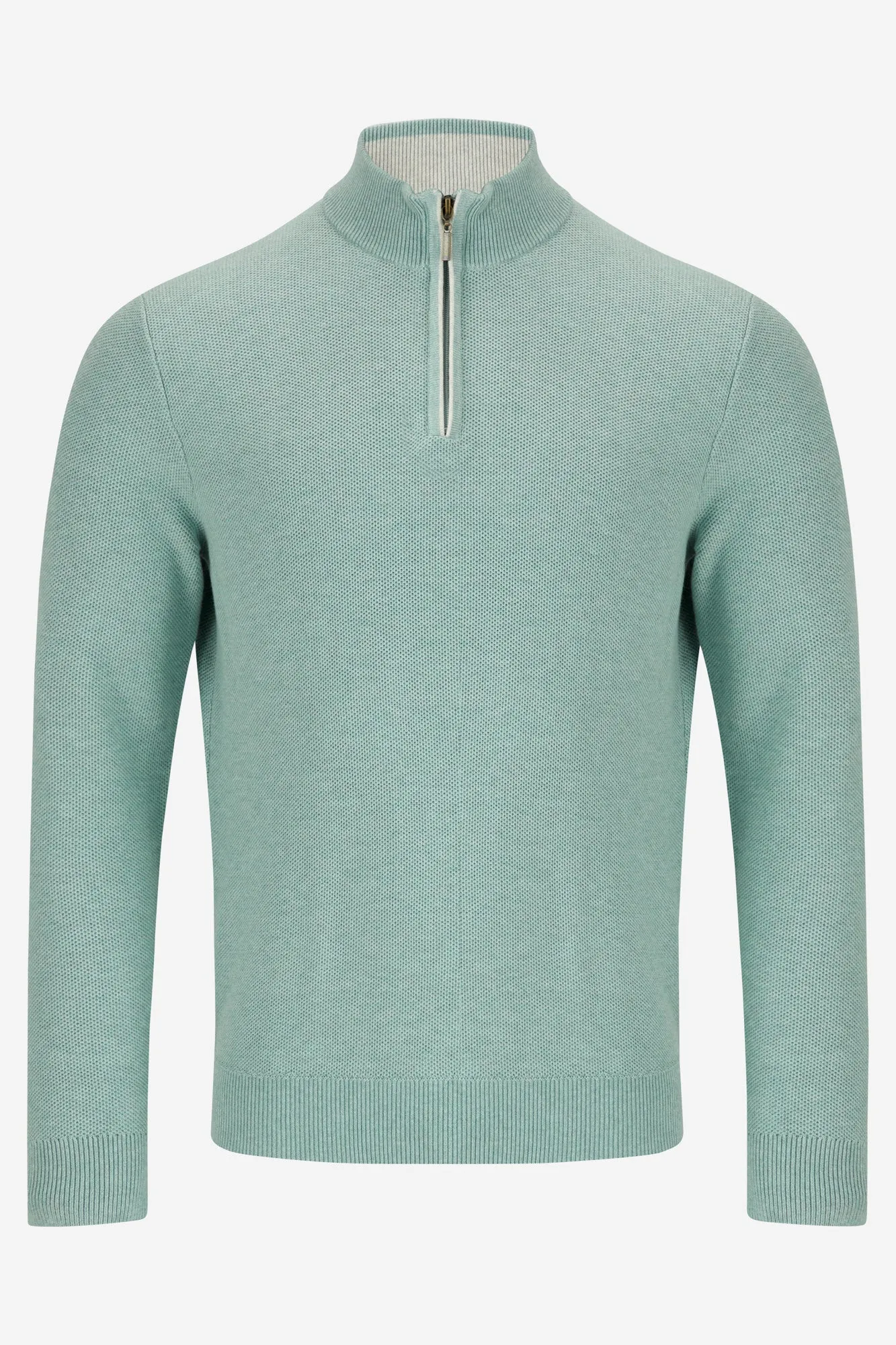 Benetti Dawson Qtr Zip Knit Cotton Sweater