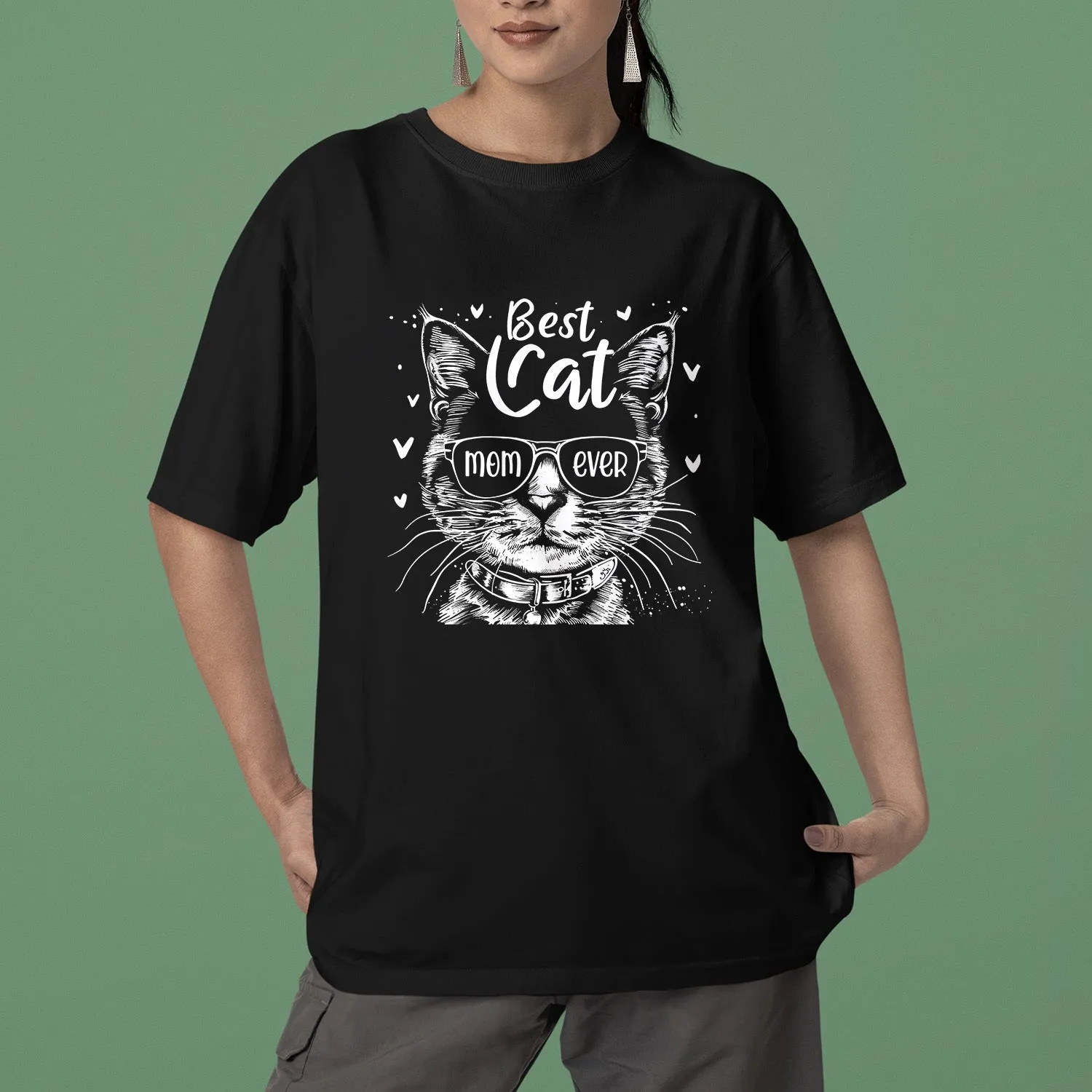 Best Cat Mom Ever Shirt, Best Cat Mom Shirt, Pet Lover Shirt, Cat Lover Shirt, Best Cat Mom Ever, Cat Owner Shirt, Gift For Cat Mom, Funny Cat Shirts, Women Cat T-Shirt, Mother's Day Gift, Cat Lover Wife Gifts, Cat Shirt 01