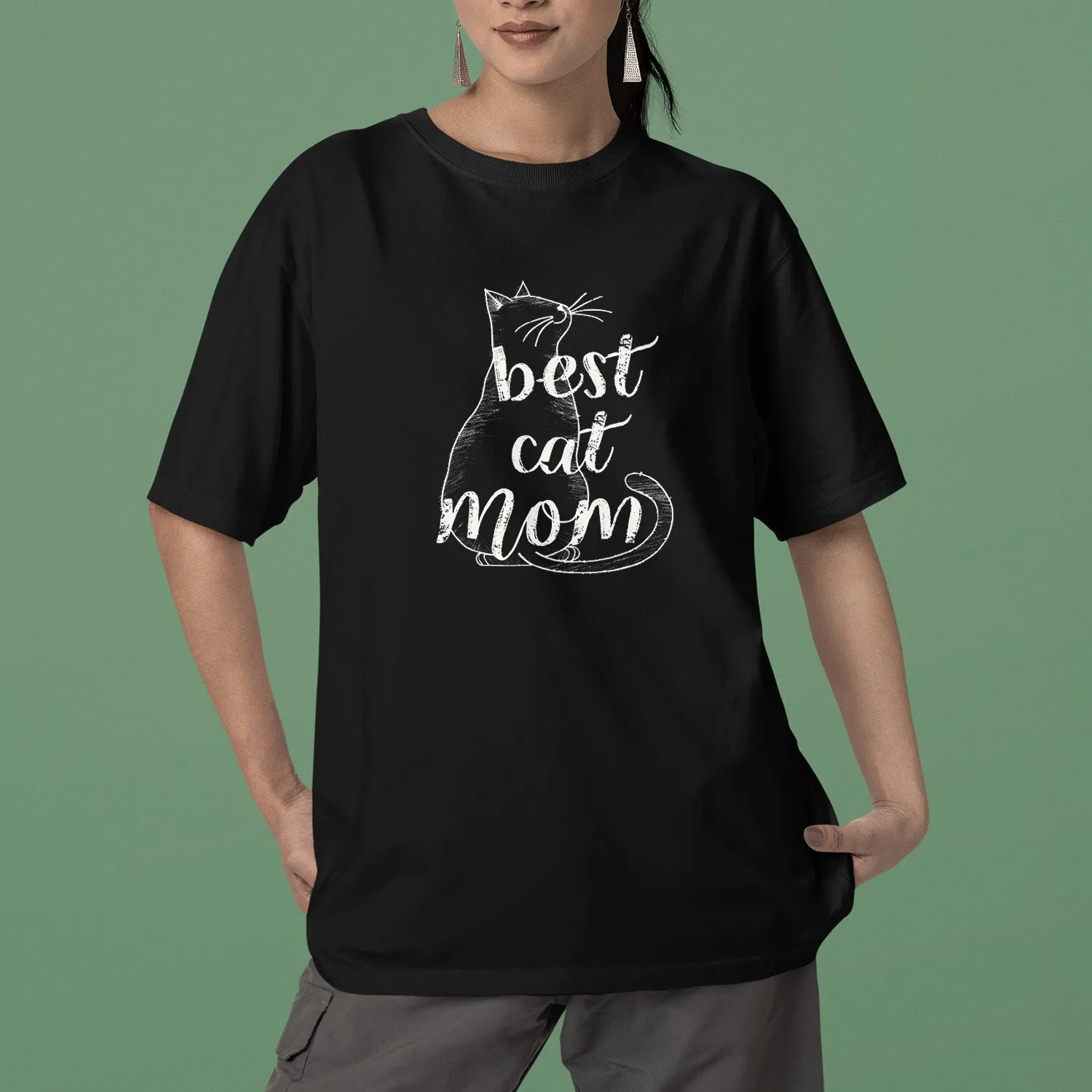 Best Cat Mom Ever Shirt, Best Cat Mom Shirt, Pet Lover Shirt, Cat Lover Shirt, Best Cat Mom Ever, Cat Owner Shirt, Gift For Cat Mom, Funny Cat Shirts, Women Cat T-Shirt, Mother's Day Gift, Cat Lover Wife Gifts, Cat Shirt 01