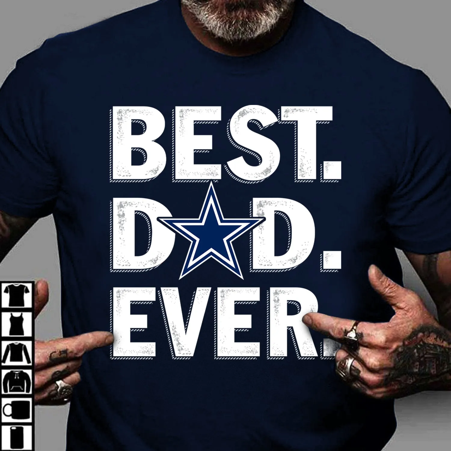 Best Dad Ever Customized Shirt - Perfect gift for Father's Day