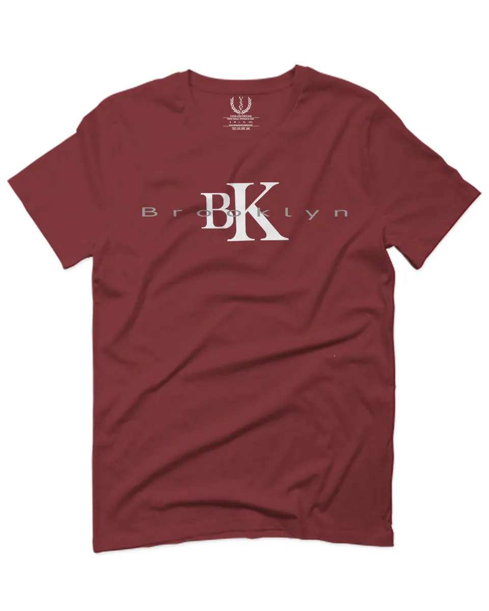 BK Brooklyn Street WEAR NYC New York Cool Fonts For men T Shirt