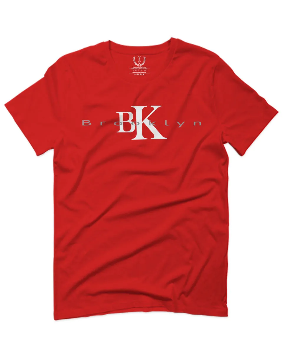 BK Brooklyn Street WEAR NYC New York Cool Fonts For men T Shirt