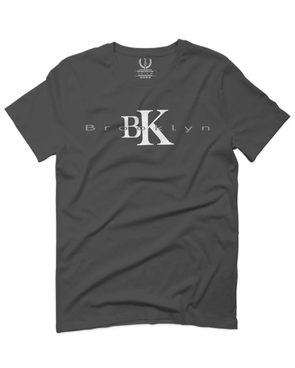 BK Brooklyn Street WEAR NYC New York Cool Fonts For men T Shirt