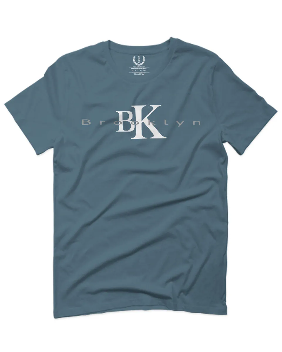 BK Brooklyn Street WEAR NYC New York Cool Fonts For men T Shirt