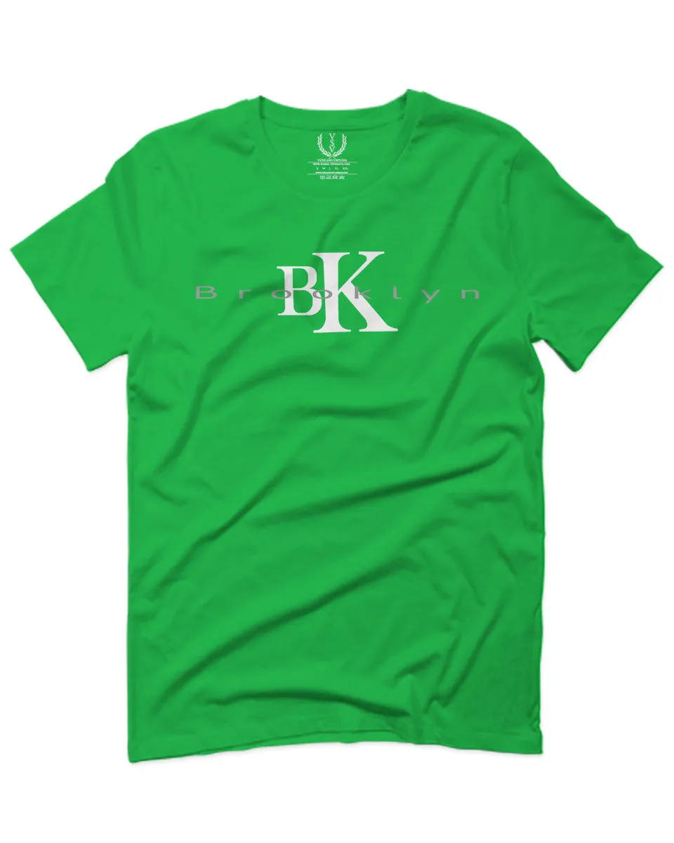 BK Brooklyn Street WEAR NYC New York Cool Fonts For men T Shirt
