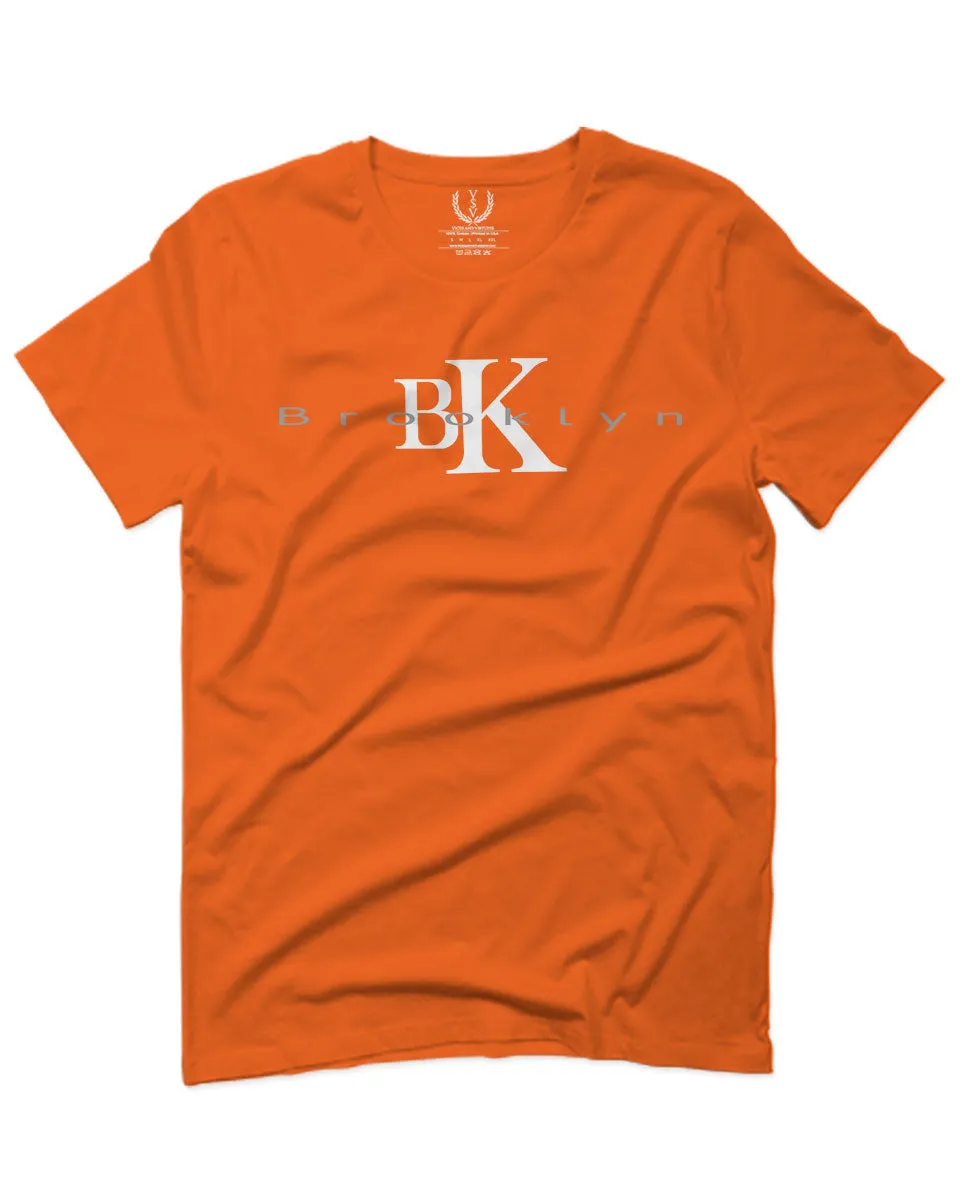 BK Brooklyn Street WEAR NYC New York Cool Fonts For men T Shirt