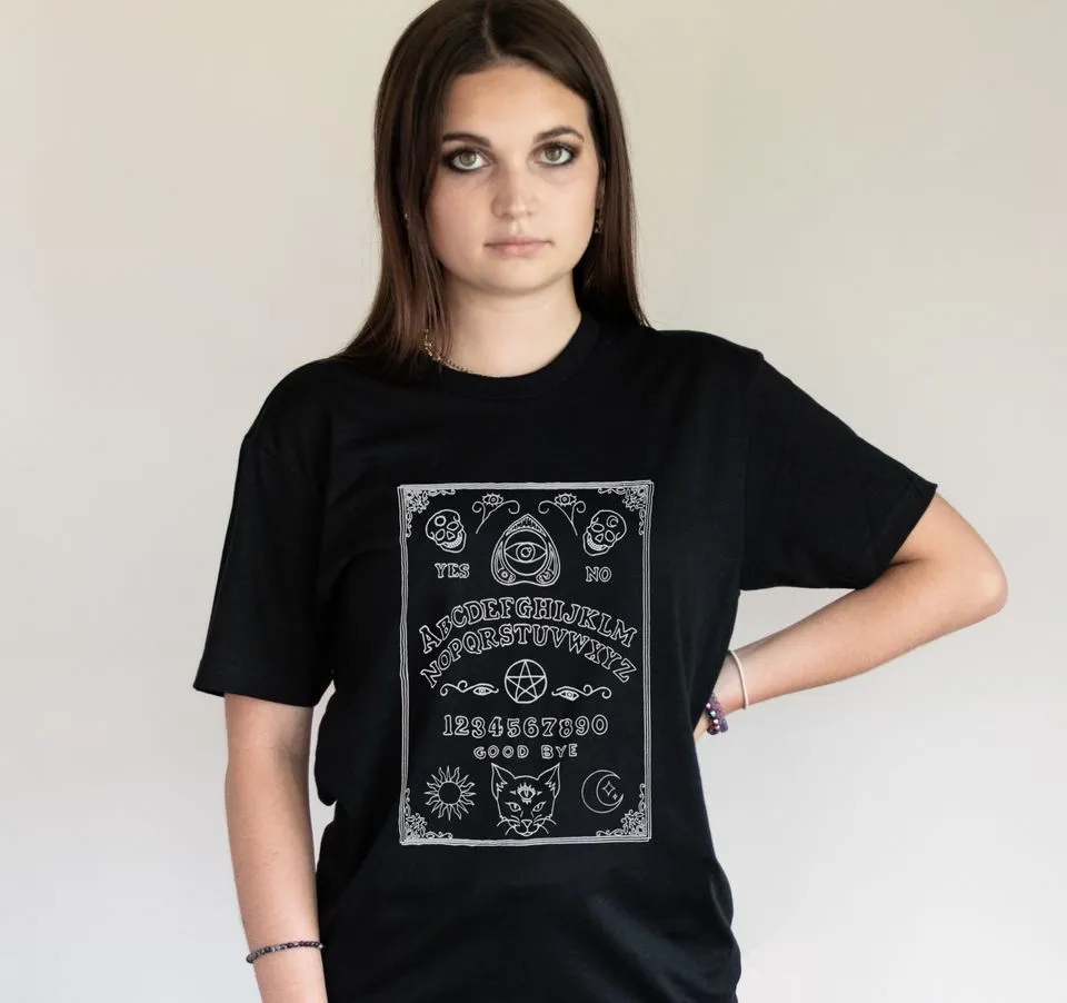 Black Cat Ouija T-Shirt