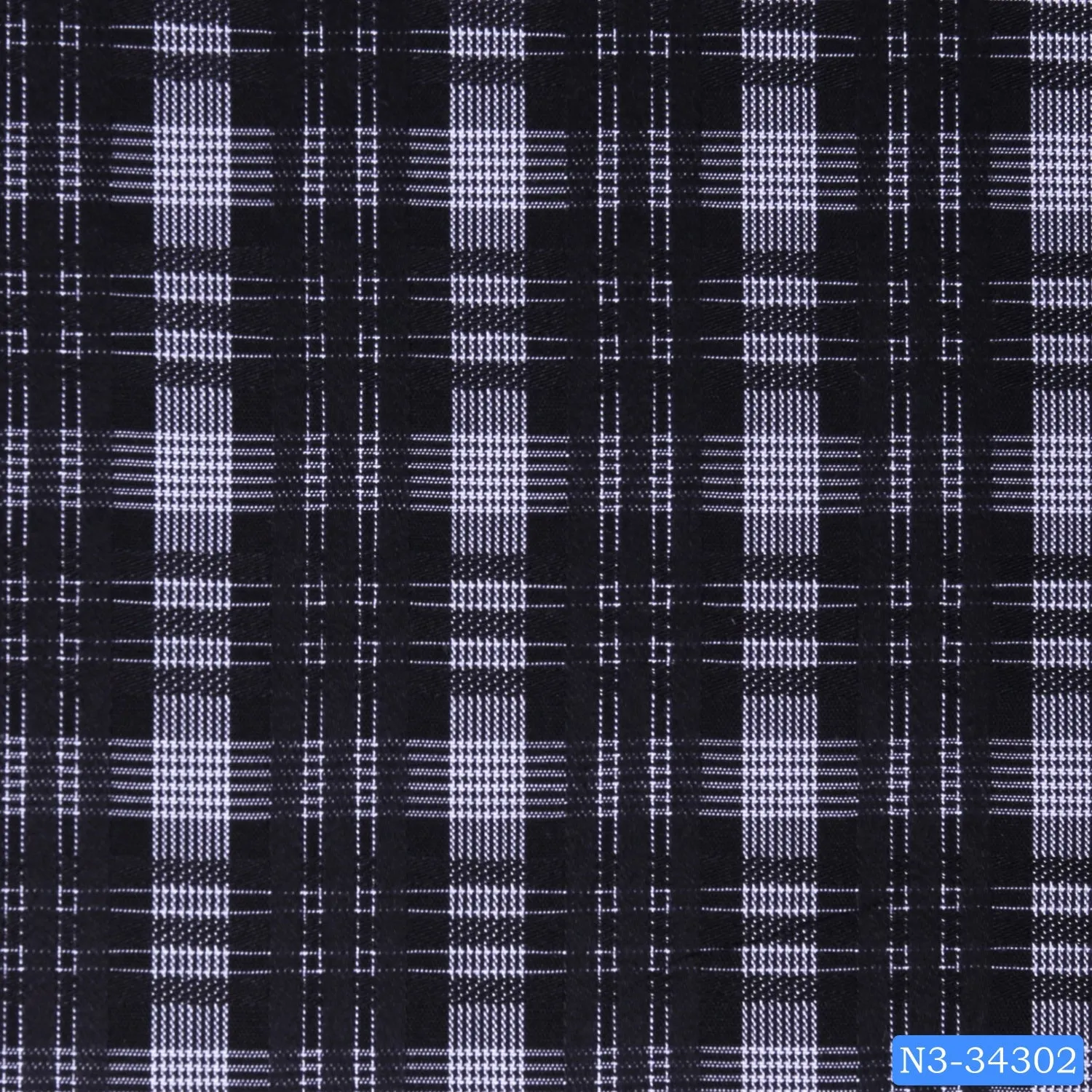 Black Check Print Shirt