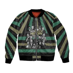 Black History Month Bomber Jacket Civil Rights Leaders DT04