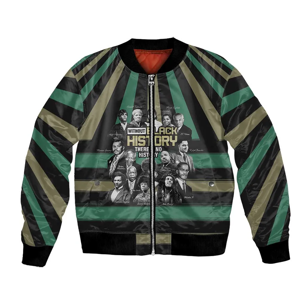 Black History Month Bomber Jacket Civil Rights Leaders DT04
