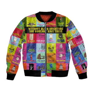 Black Inventions Bomber Jacket African-American Inventors DT02