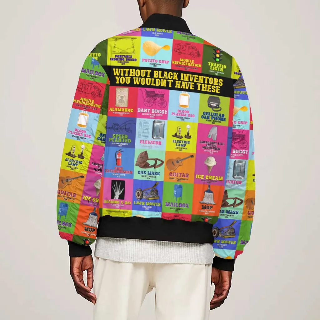Black Inventions Bomber Jacket African-American Inventors DT02