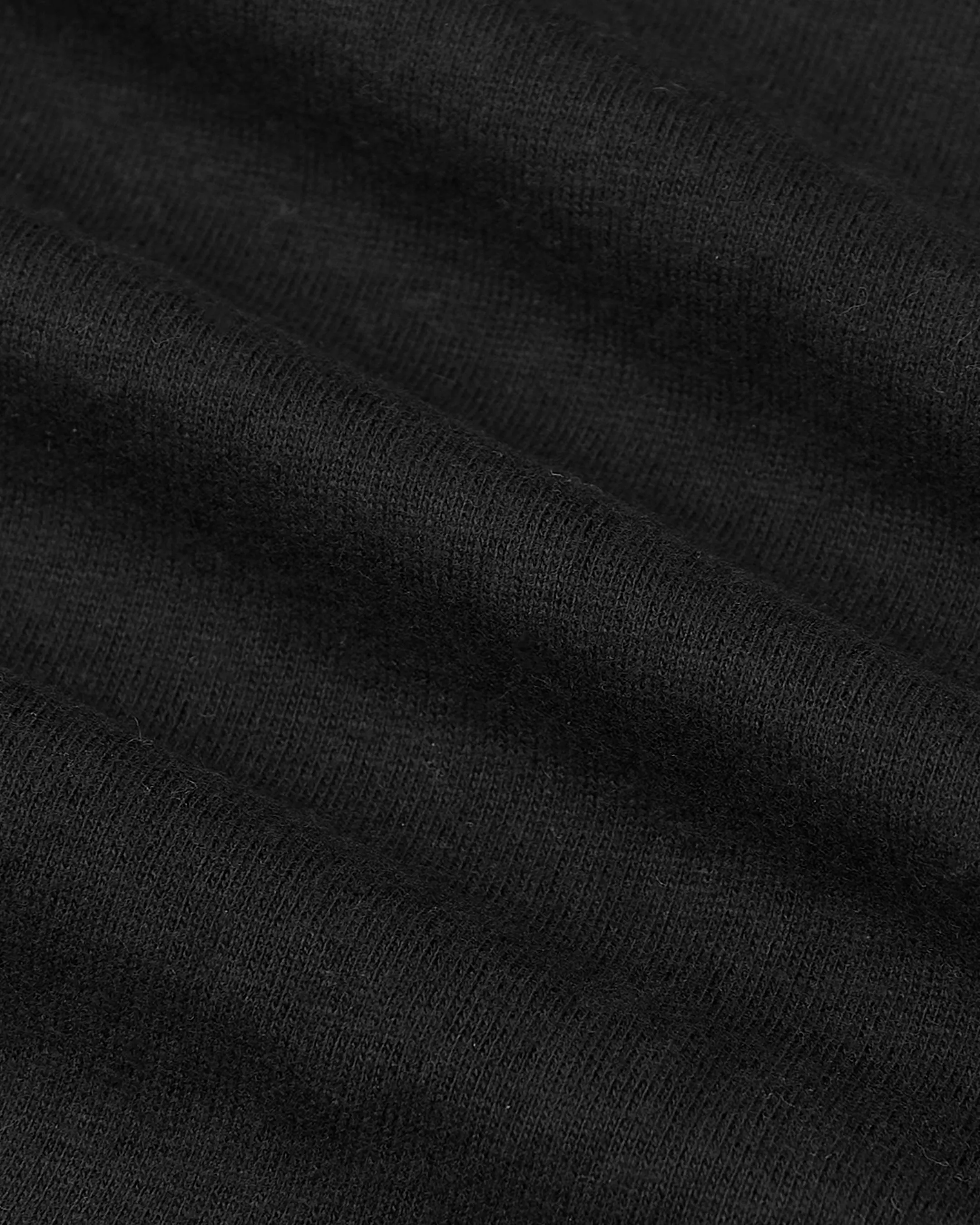 Black Short Sleeve Crew Neck Tee