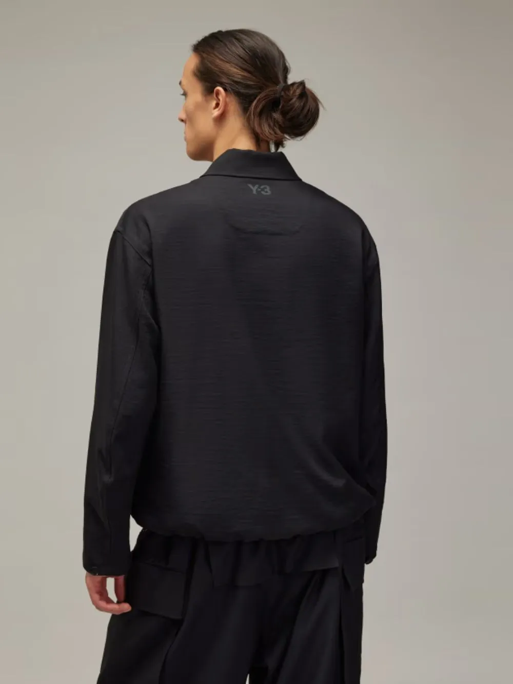 Black Sport Uniform Coach Jacket