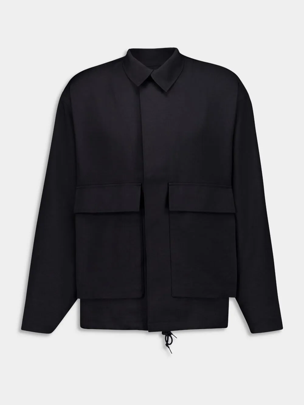 Black Sport Uniform Coach Jacket