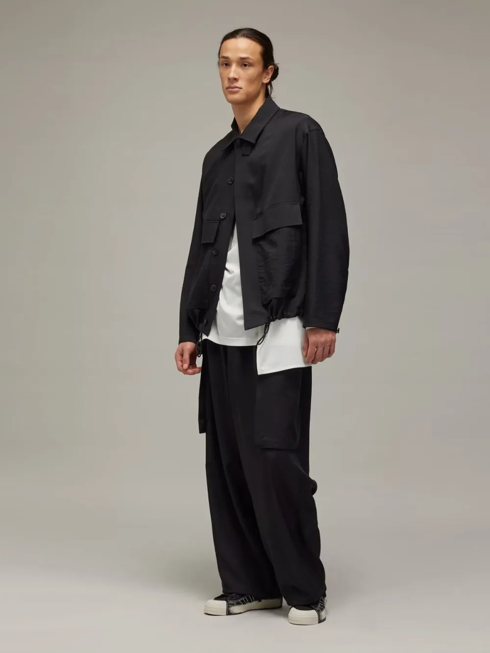 Black Sport Uniform Coach Jacket