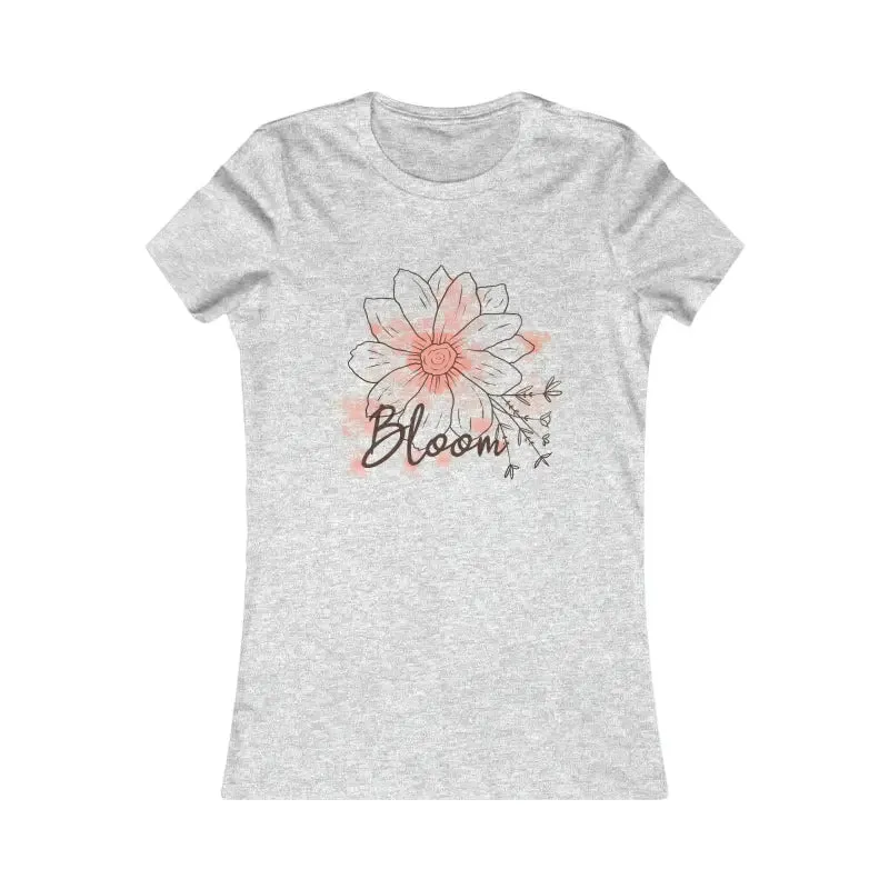 Blooming Women's Favorite Flower Tee Feels Fabulous