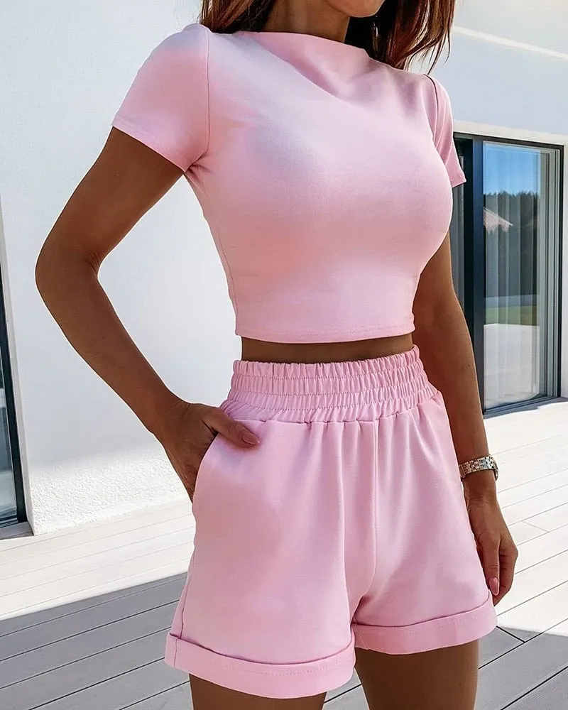 Bonnie - Casual Shorts Set For Ladies - Stylish & Versatile
