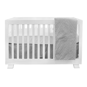 Boobeyeh baby crib bedding set for girls - 4-piece cozy nursery set