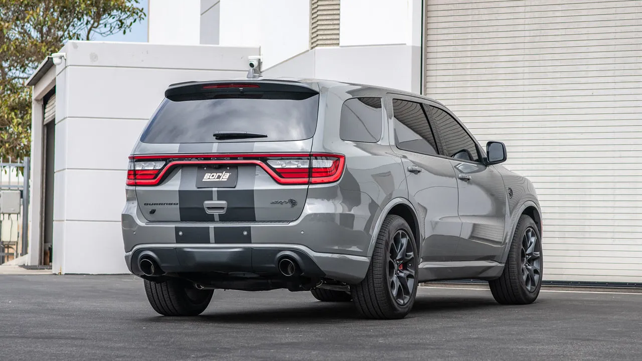 Borla 2021, (NO 2022), 2023-2024 Dodge Durango SRT Hellcat ATAK Cat-Back Exhaust 6.2SC V8
