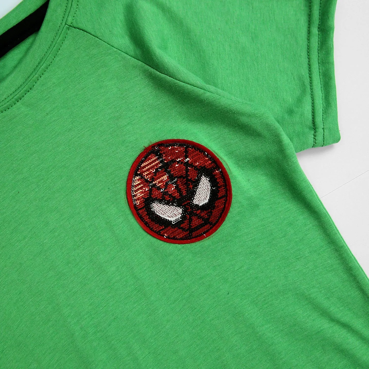 Boys Soft Cotton Sequin Decorated T-Shirt
