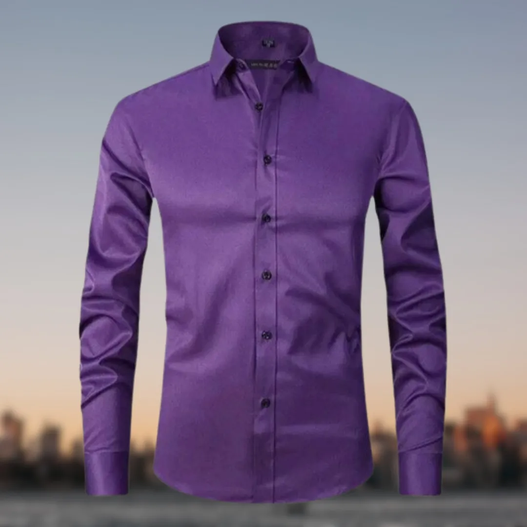 BRANDON - NO-WRINKLE LONGSLEEVE POLO