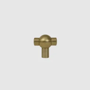 Brass T-Ball Knob - Pair