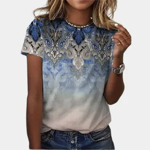 Brenda - Printed T-Shirt For Ladies - Stylish & Comfortable