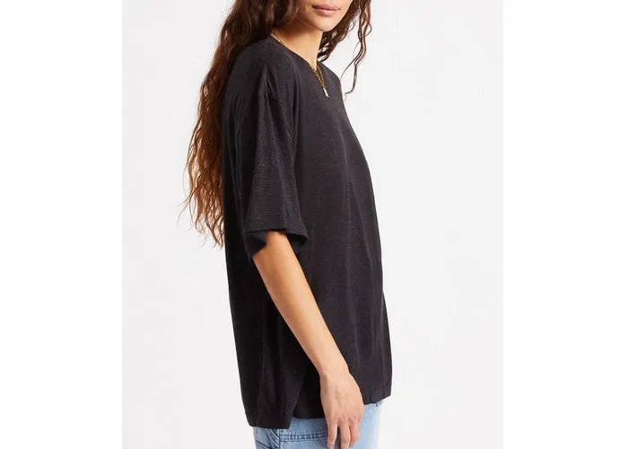 Brixton Montauk Oversized Women's T-Shirt Black
