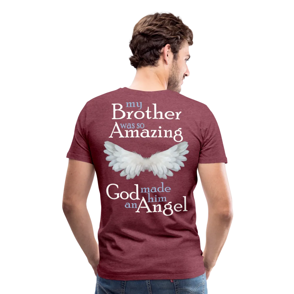 Brother Amazing Angel Men's Premium T-Shirt (CKCK3562)