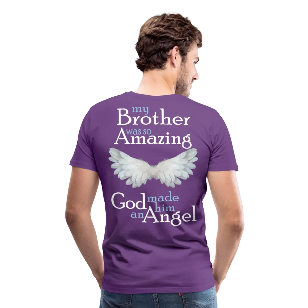 Brother Amazing Angel Men's Premium T-Shirt (CKCK3562)