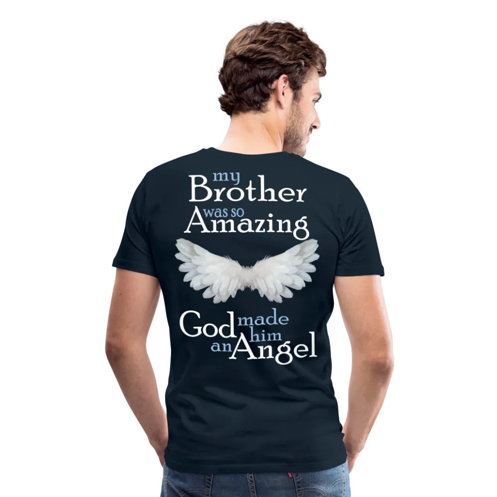 Brother Amazing Angel Men's Premium T-Shirt (CKCK3562)