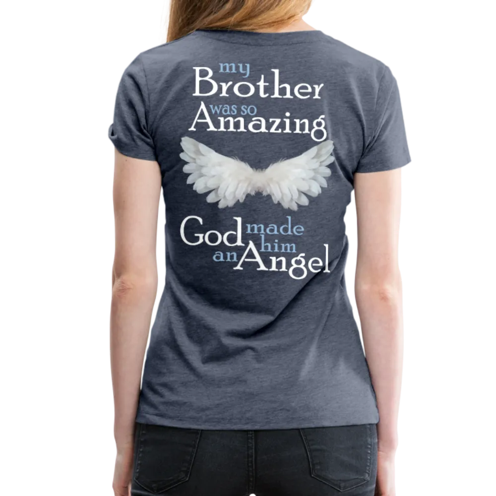 Brother Amazing Angel Women’s Premium T-Shirt (CK1605)