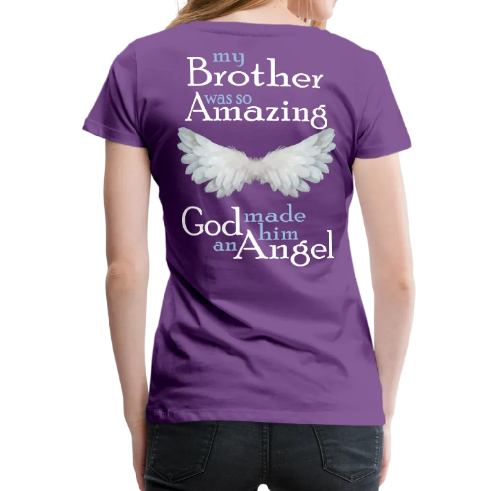 Brother Amazing Angel Women’s Premium T-Shirt (CK1605)