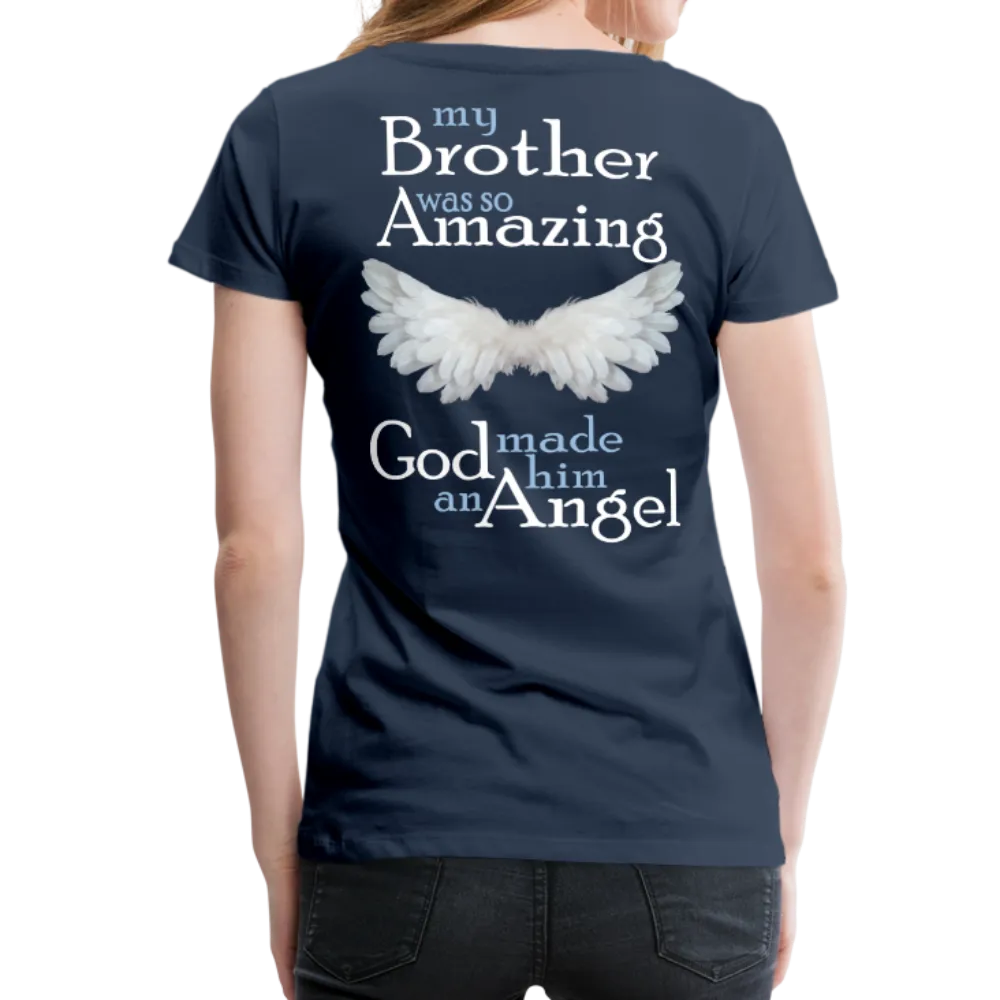 Brother Amazing Angel Women’s Premium T-Shirt (CK1605)