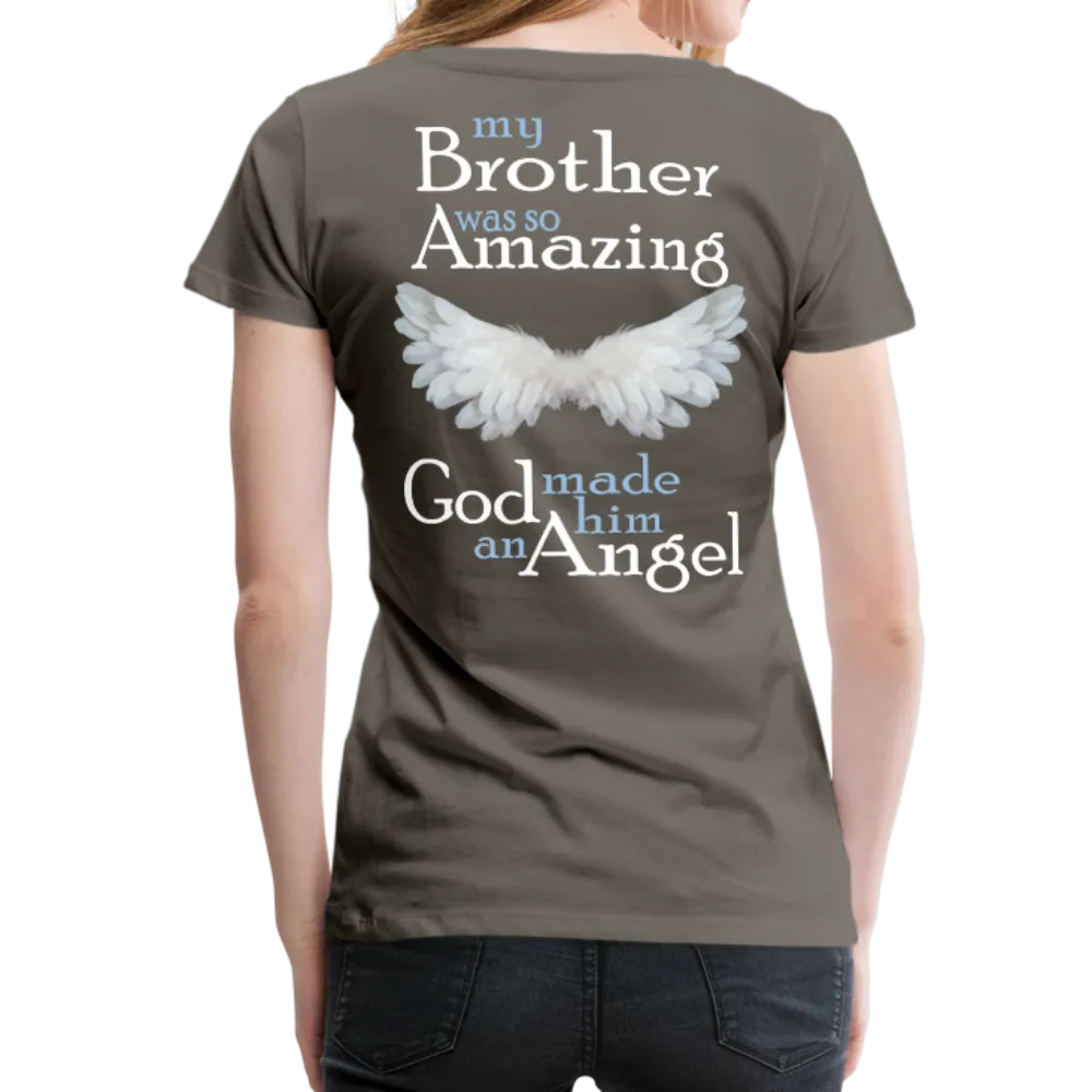 Brother Amazing Angel Women’s Premium T-Shirt (CK1605)
