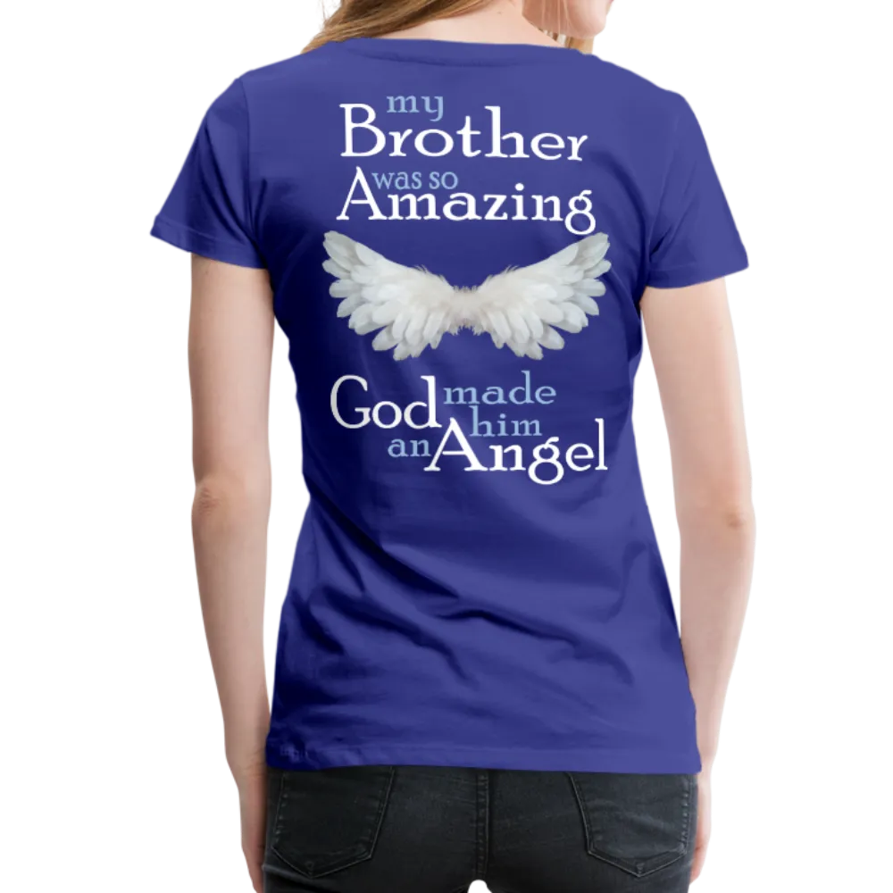 Brother Amazing Angel Women’s Premium T-Shirt (CK1605)
