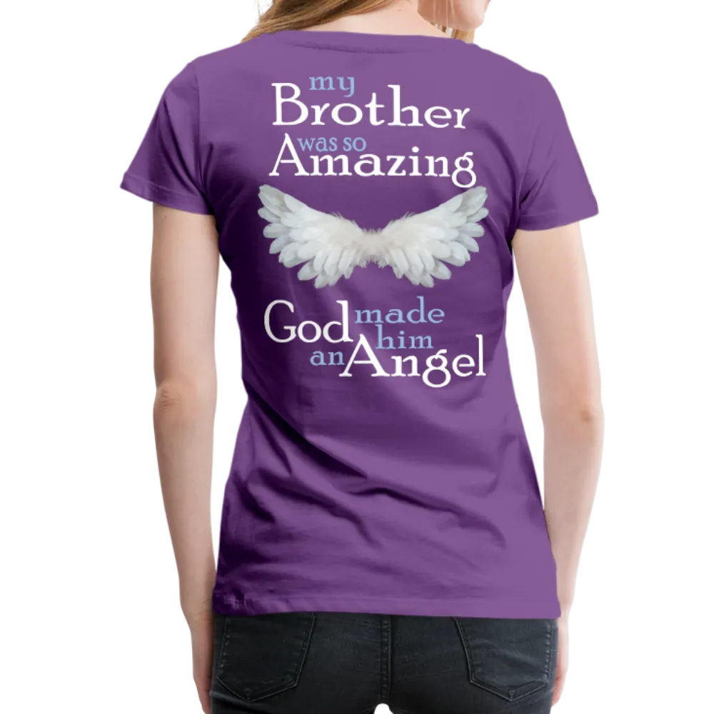 Brother Amazing Angel Women’s Premium T-Shirt (CK1605)