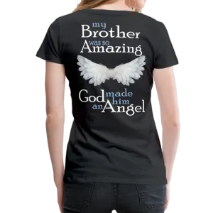 Brother Amazing Angel Women’s Premium T-Shirt (CK1605)