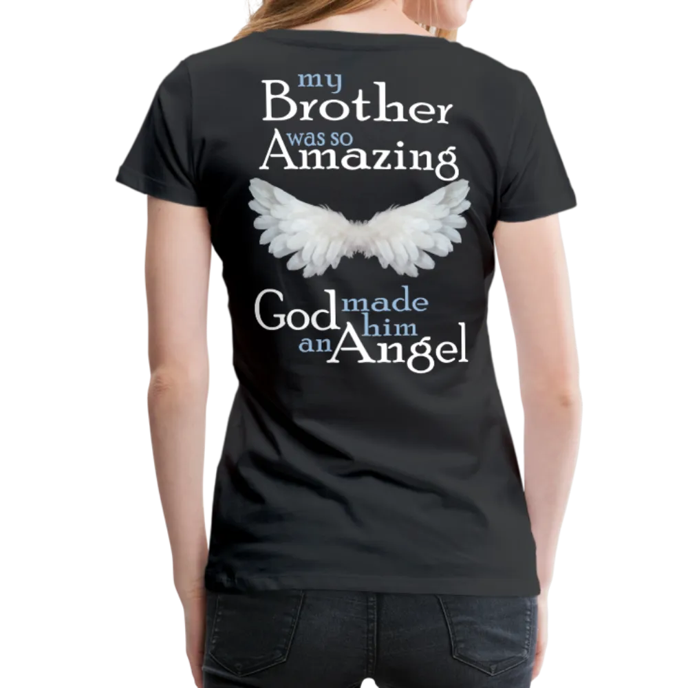 Brother Amazing Angel Women’s Premium T-Shirt (CK1605)