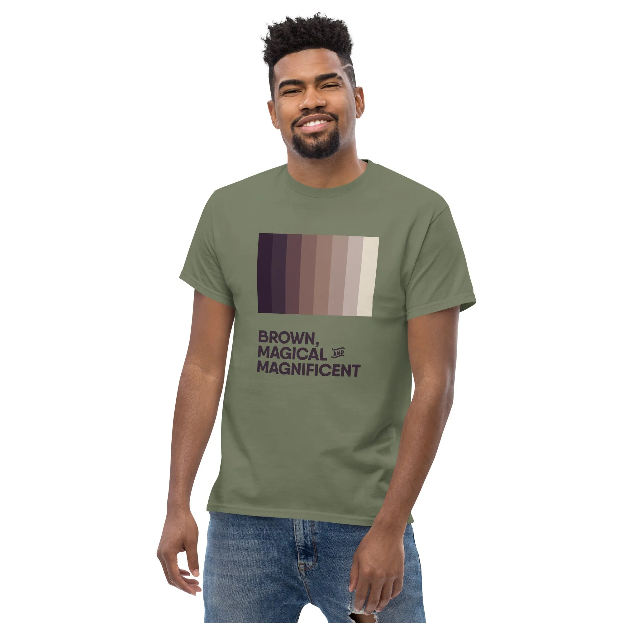 Brown, Magical, & Magnificent Unisex Classic Tee