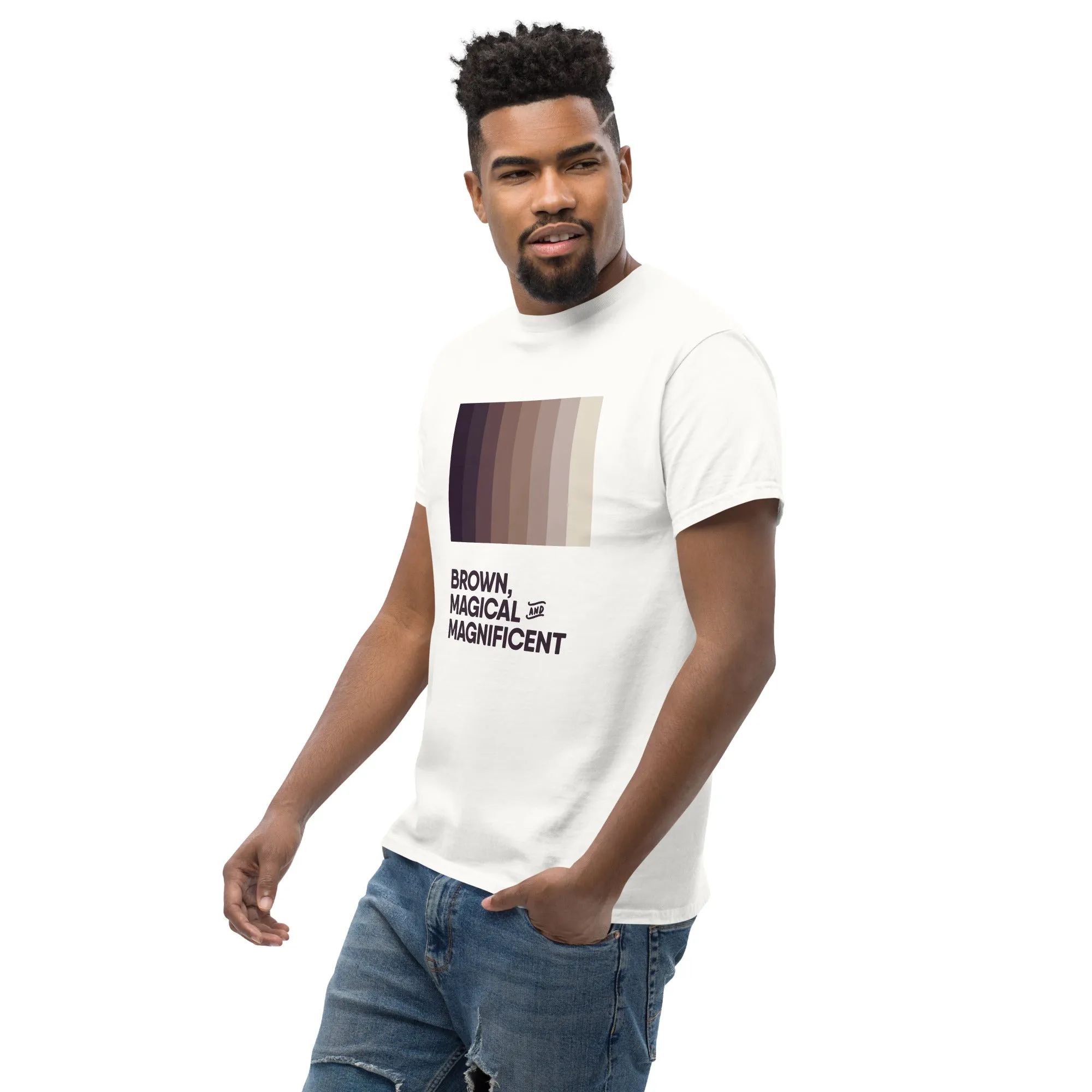 Brown, Magical, & Magnificent Unisex Classic Tee