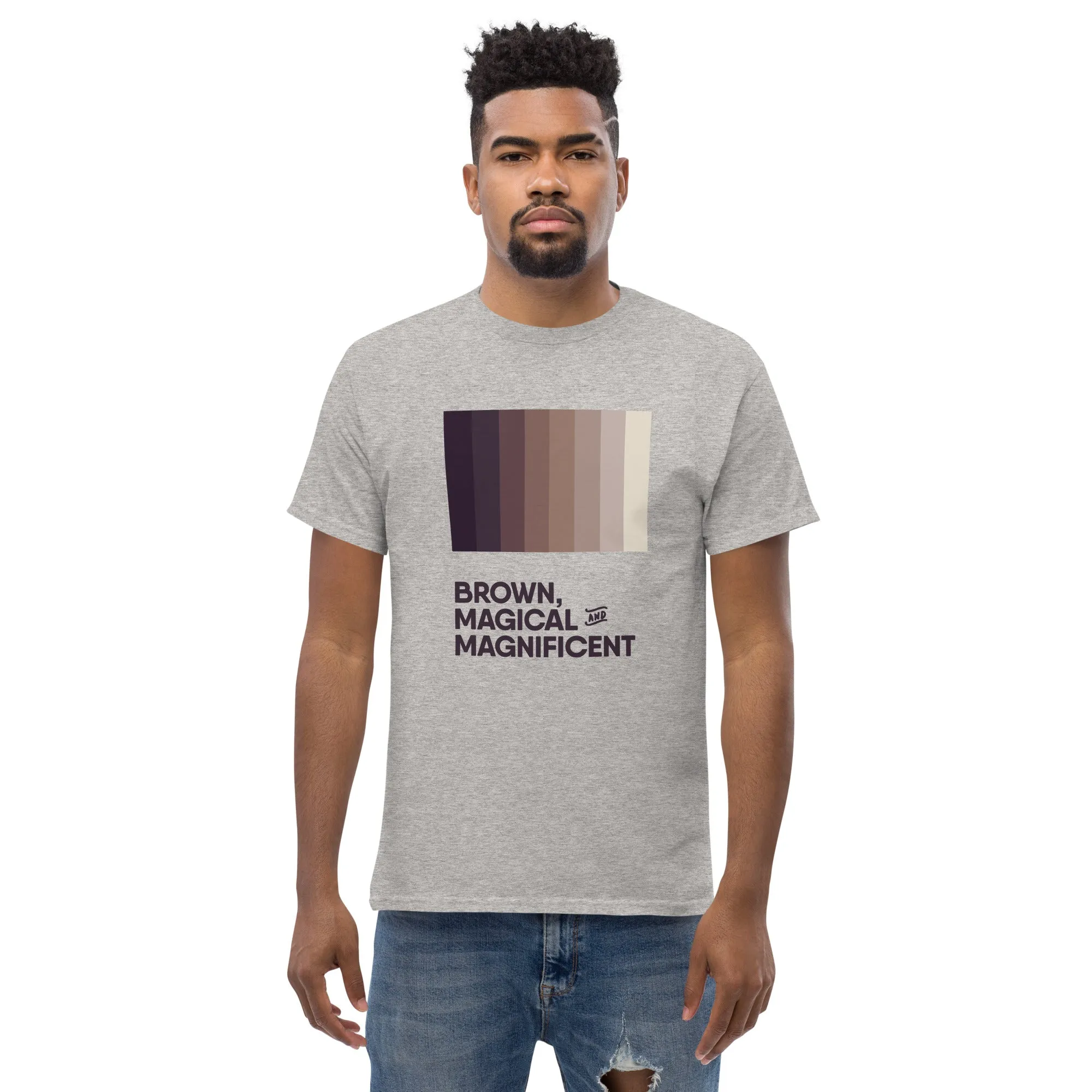 Brown, Magical, & Magnificent Unisex Classic Tee